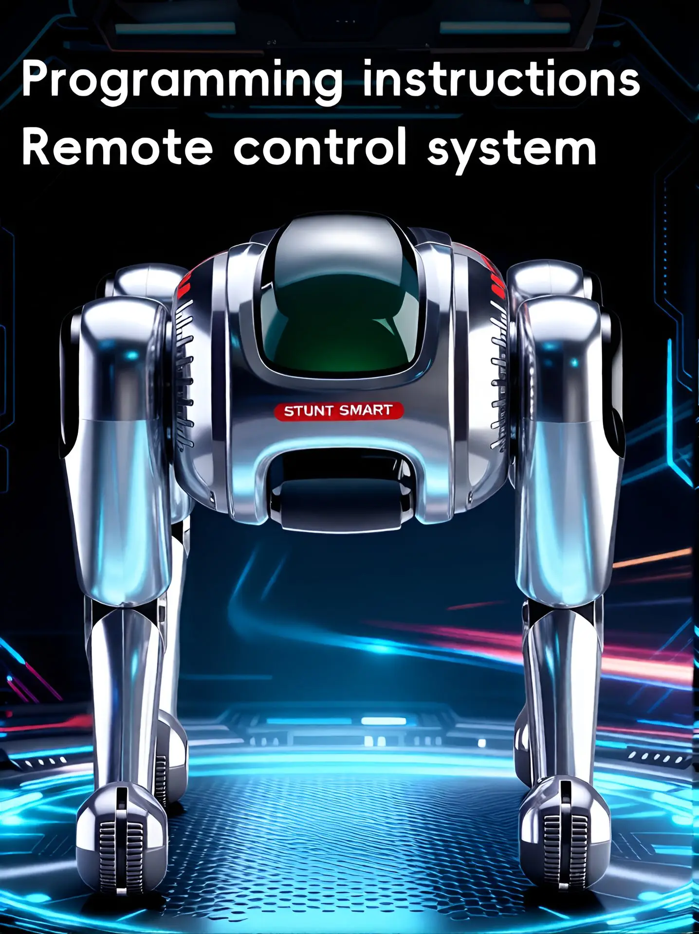 Teeggi Cane Robot Multifunzione RC, Giocattolo Educativo Intelligente Elettrico, Robot Bionico Smart per Bambini, Regalo - immagine 2