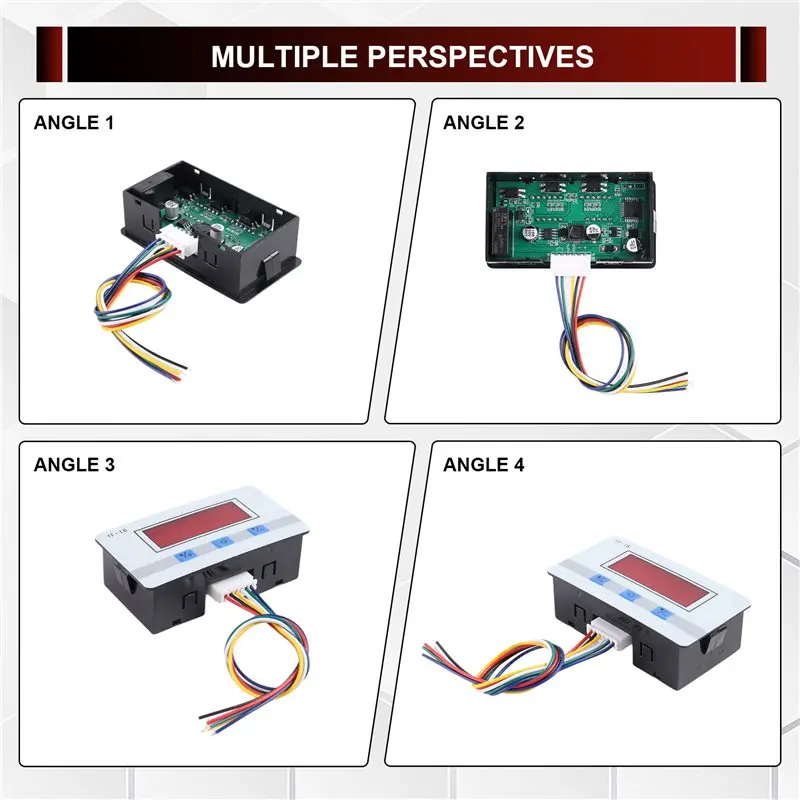 HOT 디지털 카운터 모듈 DC/AC5V-24V 시간계 미니 계산기 NPN 및 PNP 신호 인터페이스가 있는 전자계수기Jul.