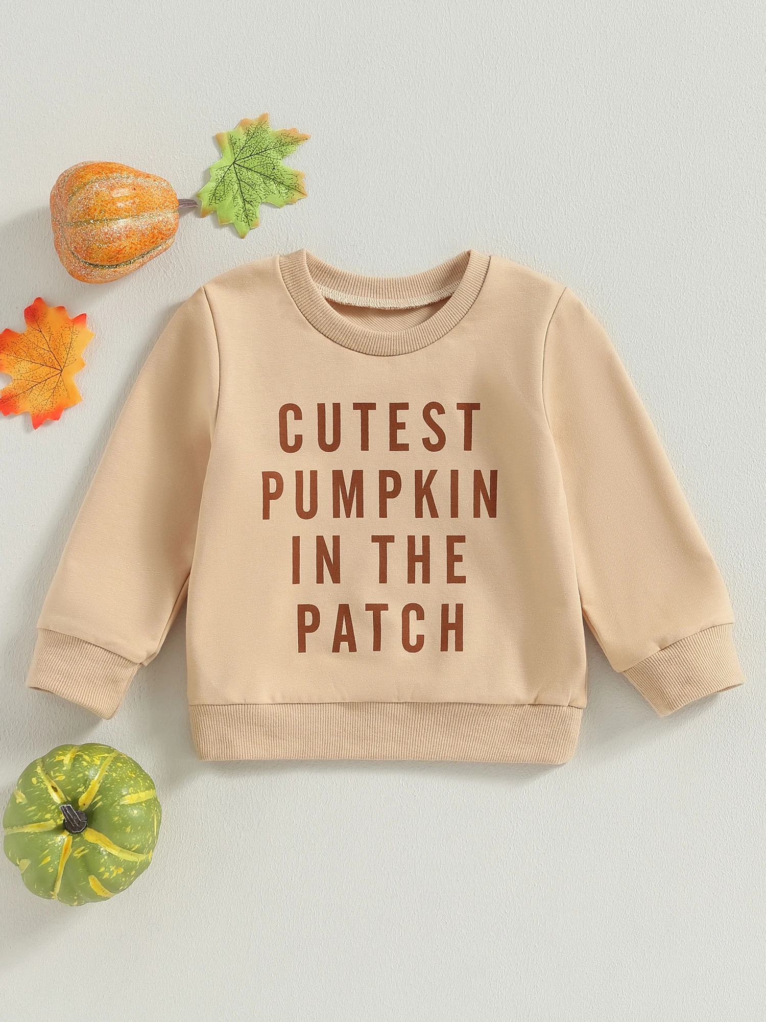 

Cute Infant Halloween Hoodies Cozy Long Sleeve Pumpkin Print Tops Toddler Autumn Outfits