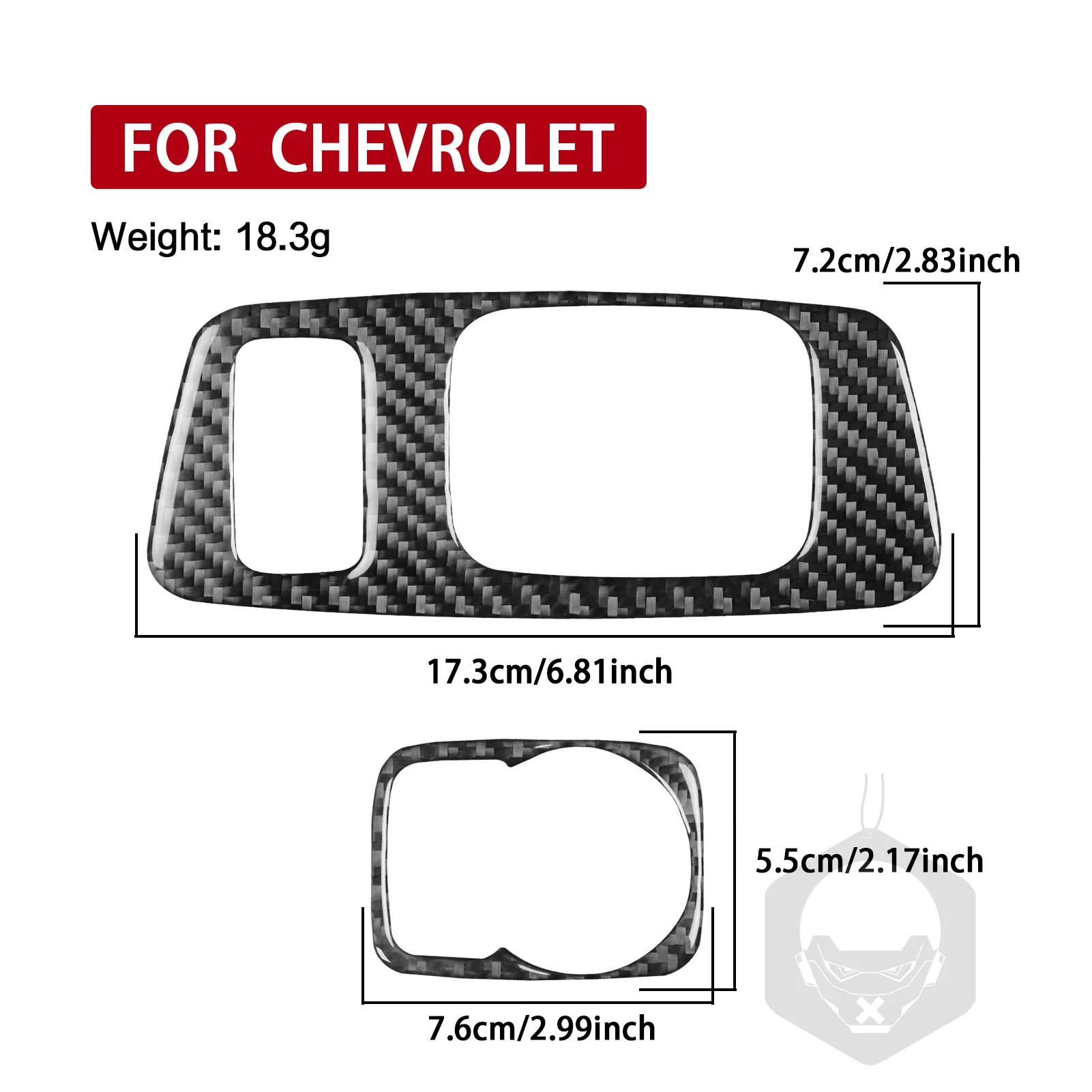 Chevrolet Traverse RS LT 2018-2023 실제 탄소 섬유 스티커 센터 콘솔 브레이크 패널 자동차 액세서리 인테리어 장식