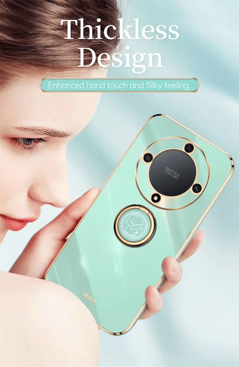 Honor Magic 6 Lite 5G ALI NX3 Case 6D Plating Silicone TPU Soft Back Cover Phone Case for Honor Magic6 Lite Magic6Lite ALI-NX3 3