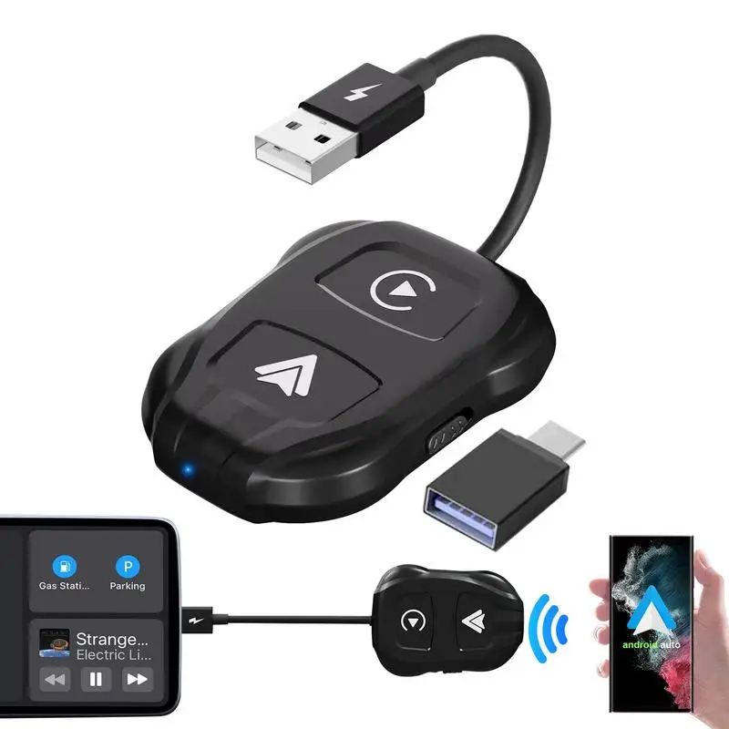 

Car Wireless Adapter WIFI Module Advanced Chip Wireless 2.4 GHz Blue Tooth And 5.8GHz Dual System Internet Adapter For Car Play