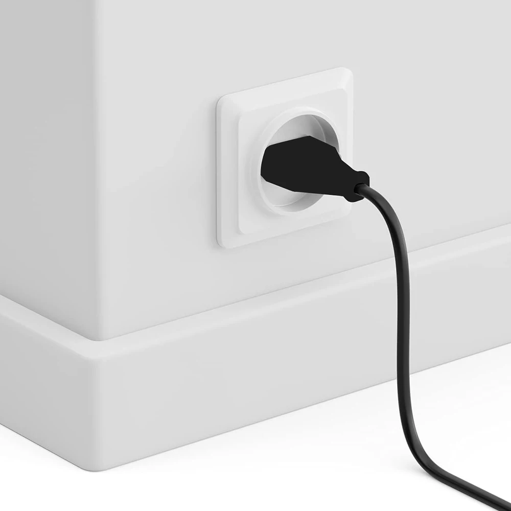 EU Power Extension Cable 2-Prong Male to Female 5M/3M/1.5M power extension cord Socket saver