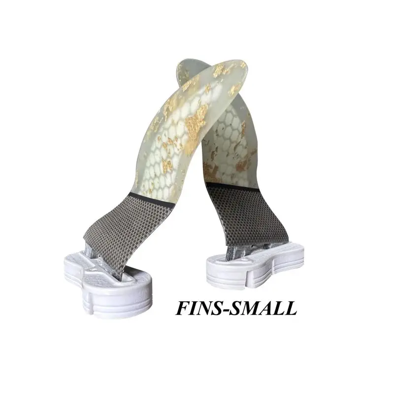 Twin Fins Future Sup Surf Accessory Surfboard Fin Kayak Thrusters Stand Paddle Board Curved Made of Honeycomb Fiberglass Fins