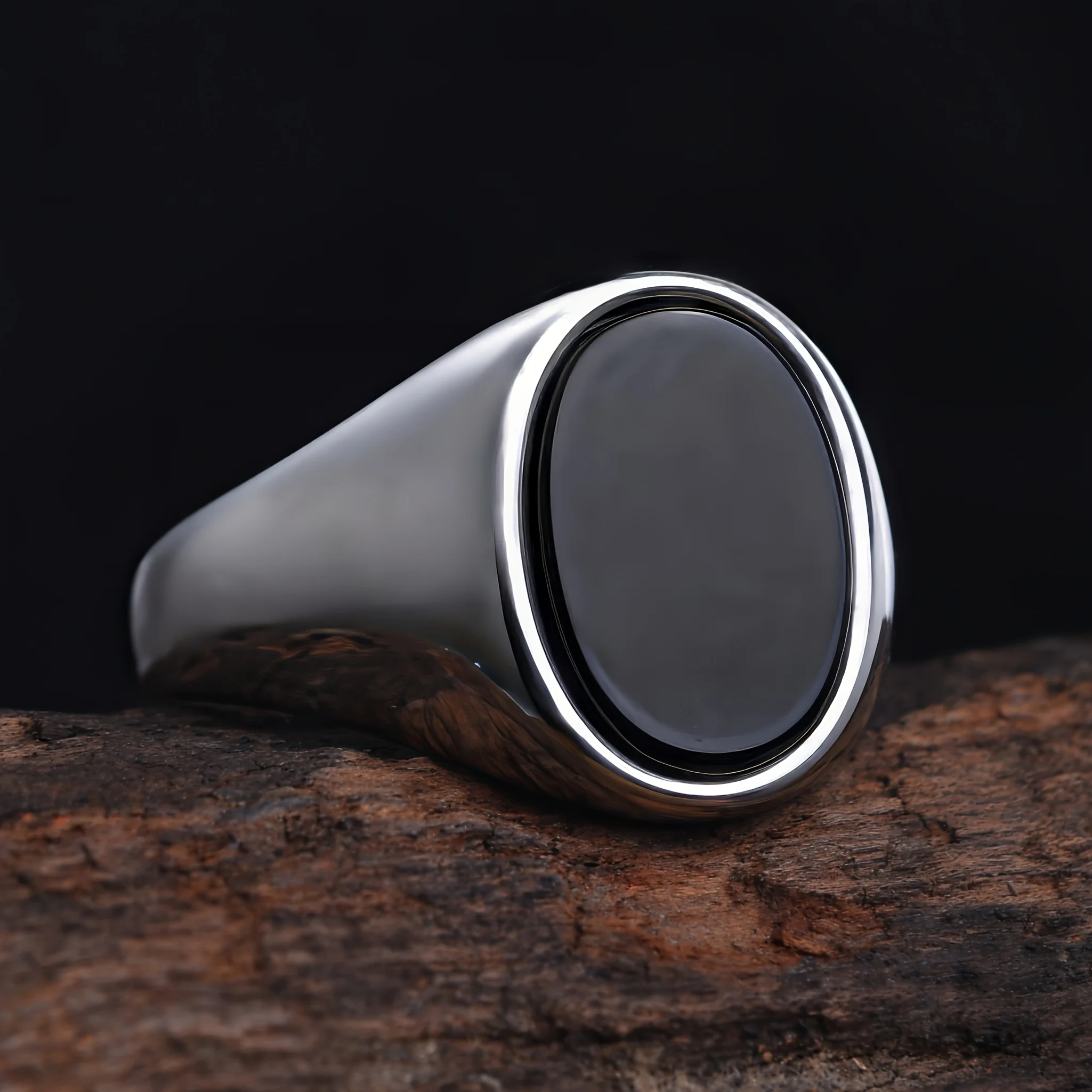 R3326 Männer/Frauen Hohe Qualität 316LStainless Onyx Ringe Klassische Mode Trend Schmuck Produkte