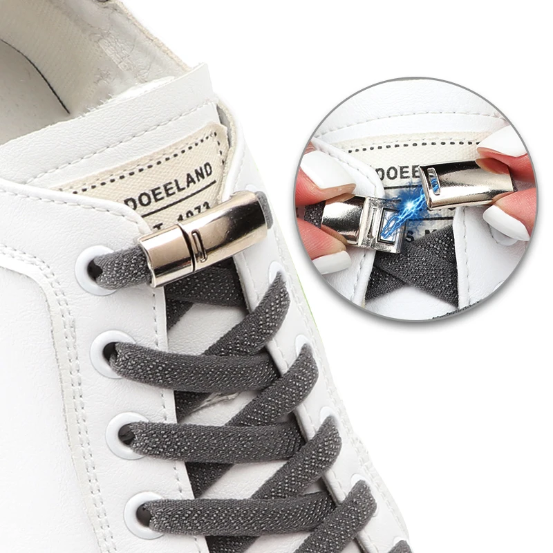 No tie Shoelaces Lock Elastic Shoe Laces For Kids and Adult