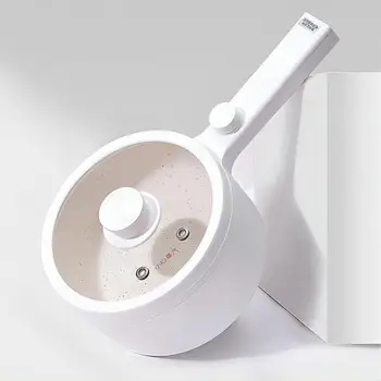 휴대용 다기능 미니 가정용 전기 냄비, 1.5L 논스틱 쿠커, 국수 요리, 볶은 라멘 냄비