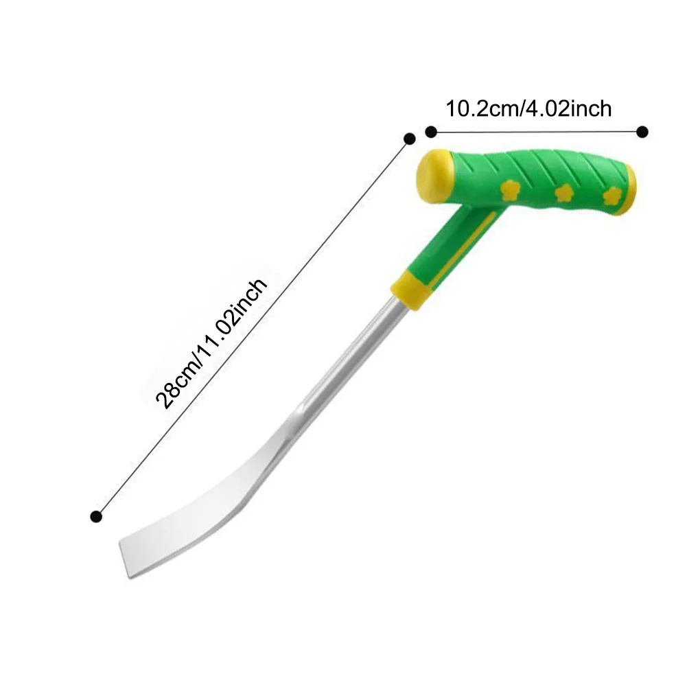 Garlic Digging Shovel Stainless Steel Dig Wild Herbs Shovel Garden Trowel for Digging Planting Flower Vegetable Beekeeping