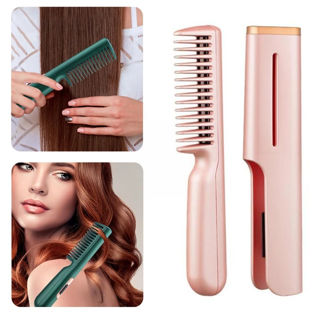 Peigne Électrique Multifonctionnel Pour Lisser Les Cheveux, Ion Négatif,  Anti-brûlure, Outil De Coiffure, Brosse À Lisser - AliExpress