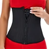 107373-8af3fc.jpg Entraîneur de taille en Latex, 25 os en acier, modelant le corps avec 2 sangles amovibles, fermeture éclair et crochet, sangle de modélisation, ceinture de contrôle du ventre