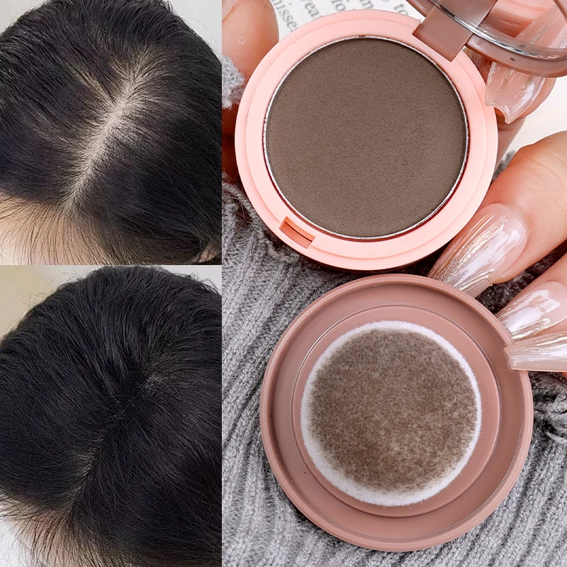 Hairline Fluffy Powder Instantly Lasting Cover Up Hair Root Concealer Modified Repair Fill in Black Brown Shadow Powder Makeup