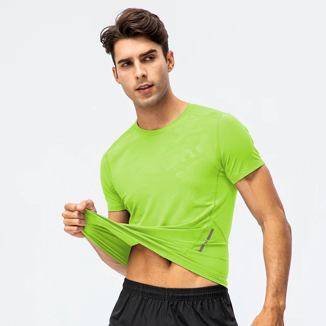 T-shirt de Sport à séchage rapide pour homme, maillot de Sport à  Compression, vêtements de