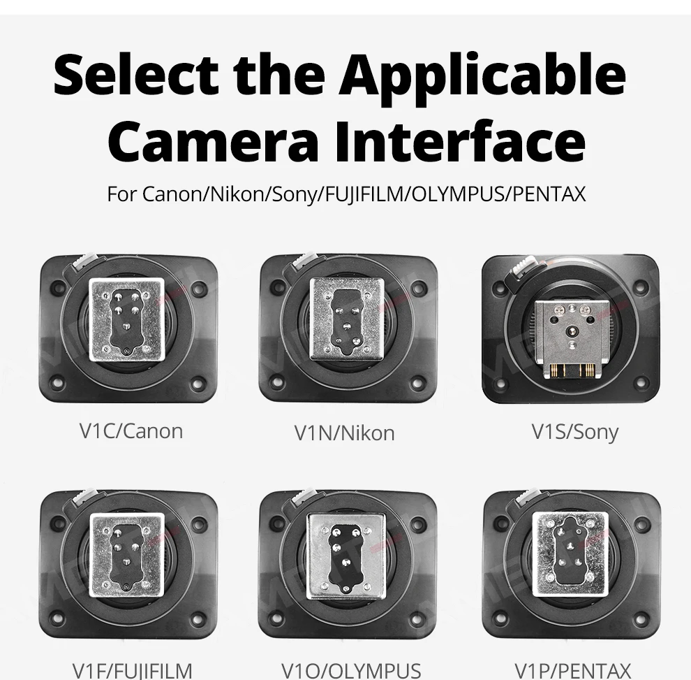 Godox V1 V1C V1N V1S V1F V1O V1P Flash Speedlite Replace Hot Shoe Accessories