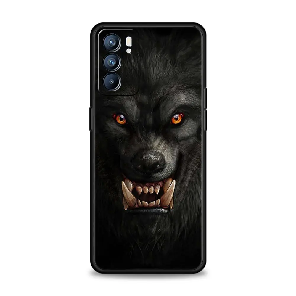 Fierce Animal Design Protective Phone Case Cover