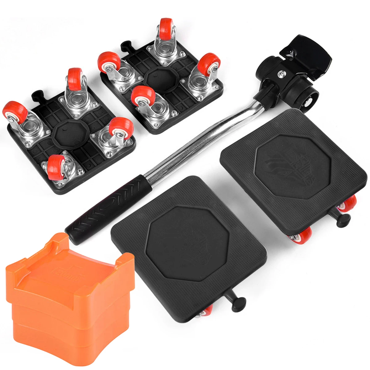 Professional Furniture Transport Lifter Tool Set 400KG Heavy Stuffs Furniture Mover Tool Mover Roller with Wheel Bar Moving Hand 6