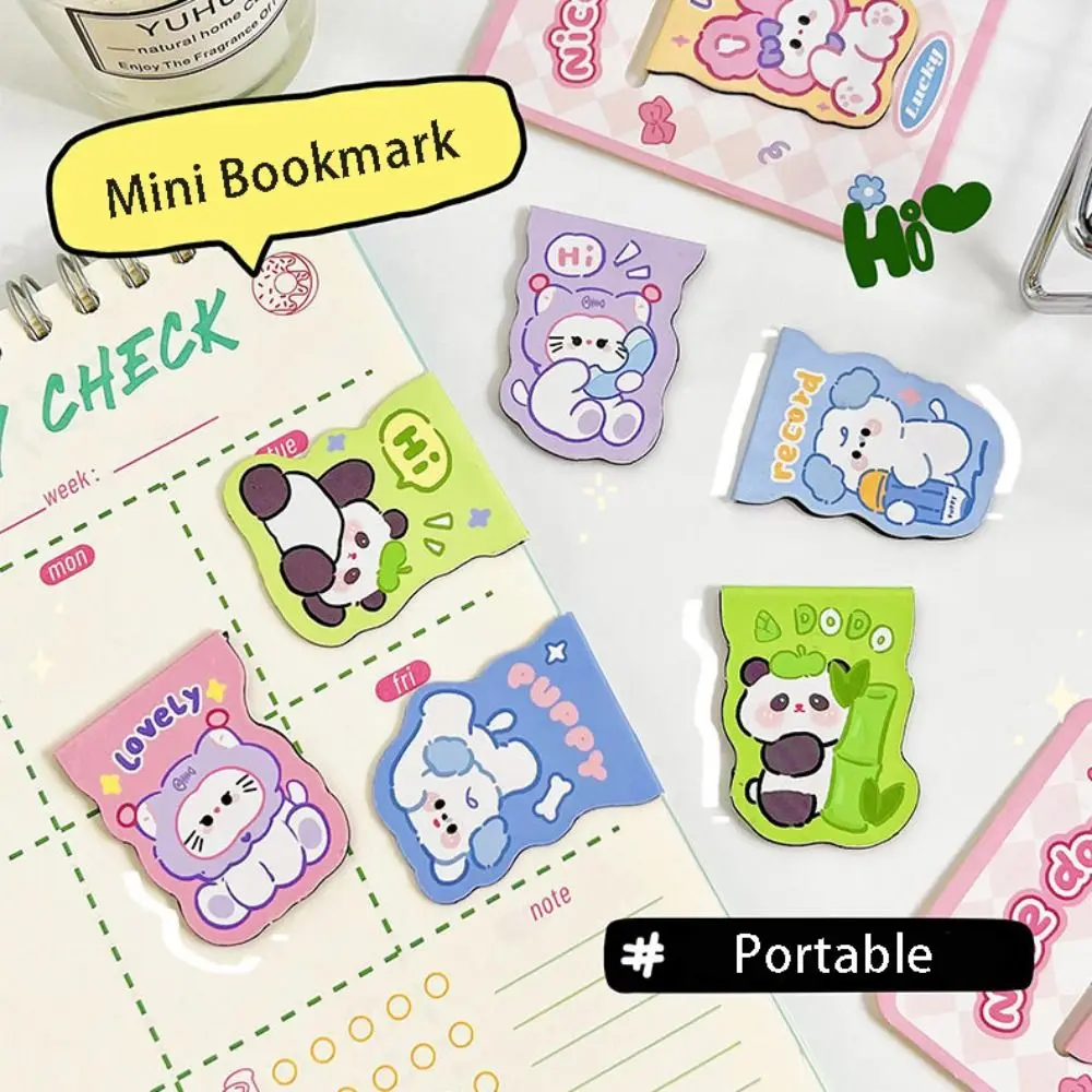 

Kawaii, мультфильм, новинка, зажим для книг, мини-офисные и школьные принадлежности, закладка в виде животного, двухсторонние милые зажимы для связывания