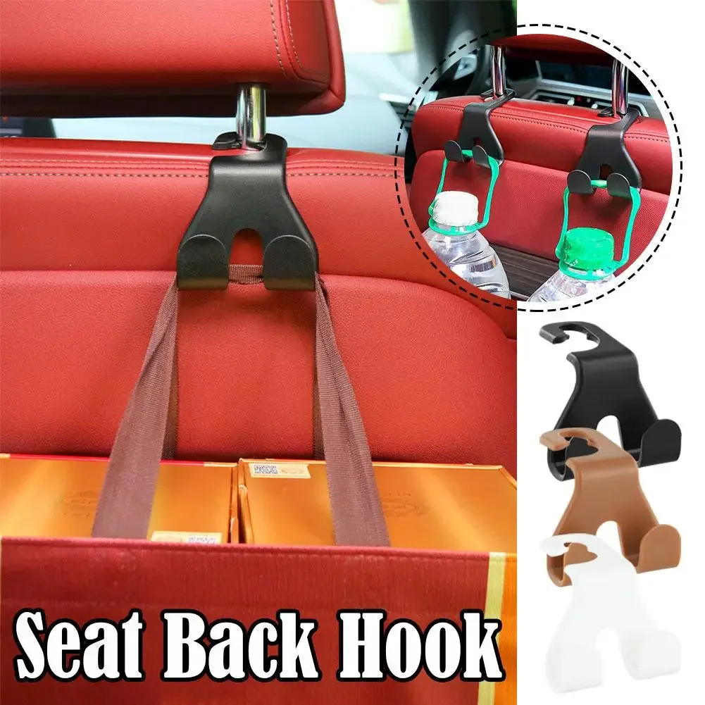 

2 in 1 Car Headrest Hooks Handbag Umbrella Hanging Rack Seat Back Mobile Phone Holder Car Interior Accessories