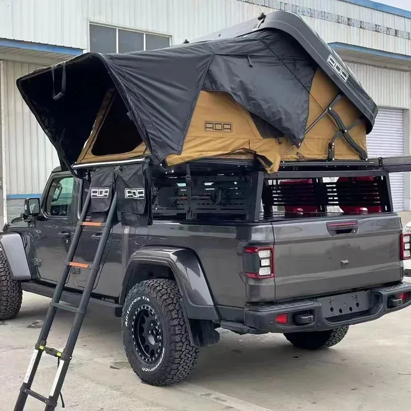 유니버설 타입 스포츠 베드 랙 픽업 트럭 스틸 조절식 안티롤 바 LED 라이트 모든 픽업트럭에 적합