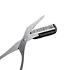 Eyebrow Trimmer Scissor with Comb Female Male Eyebrow Eyelash Scissors Safety Stainless Steel Face Razor Makeup Beauty Scissors 2
