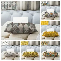 Home decor boho fabric tissue box car tissue holder tissue cover box  Textiles cloth storage tissue bag nordic wipes dispenser 1