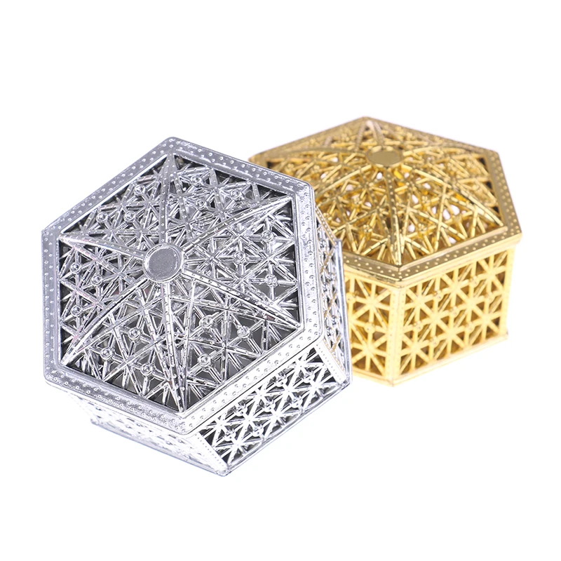1 Pz Scatola Di Caramelle Esagonali In Plastica Creativa Scatole Regalo Di Cioccolato Vintage Da Sposa