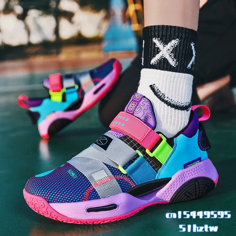 2022 Fashion Colorful Outdoor Professional Basketball Shoes Men Women Chunky Designer Shoes High Sneakers - Basketball Shoes AliExpress