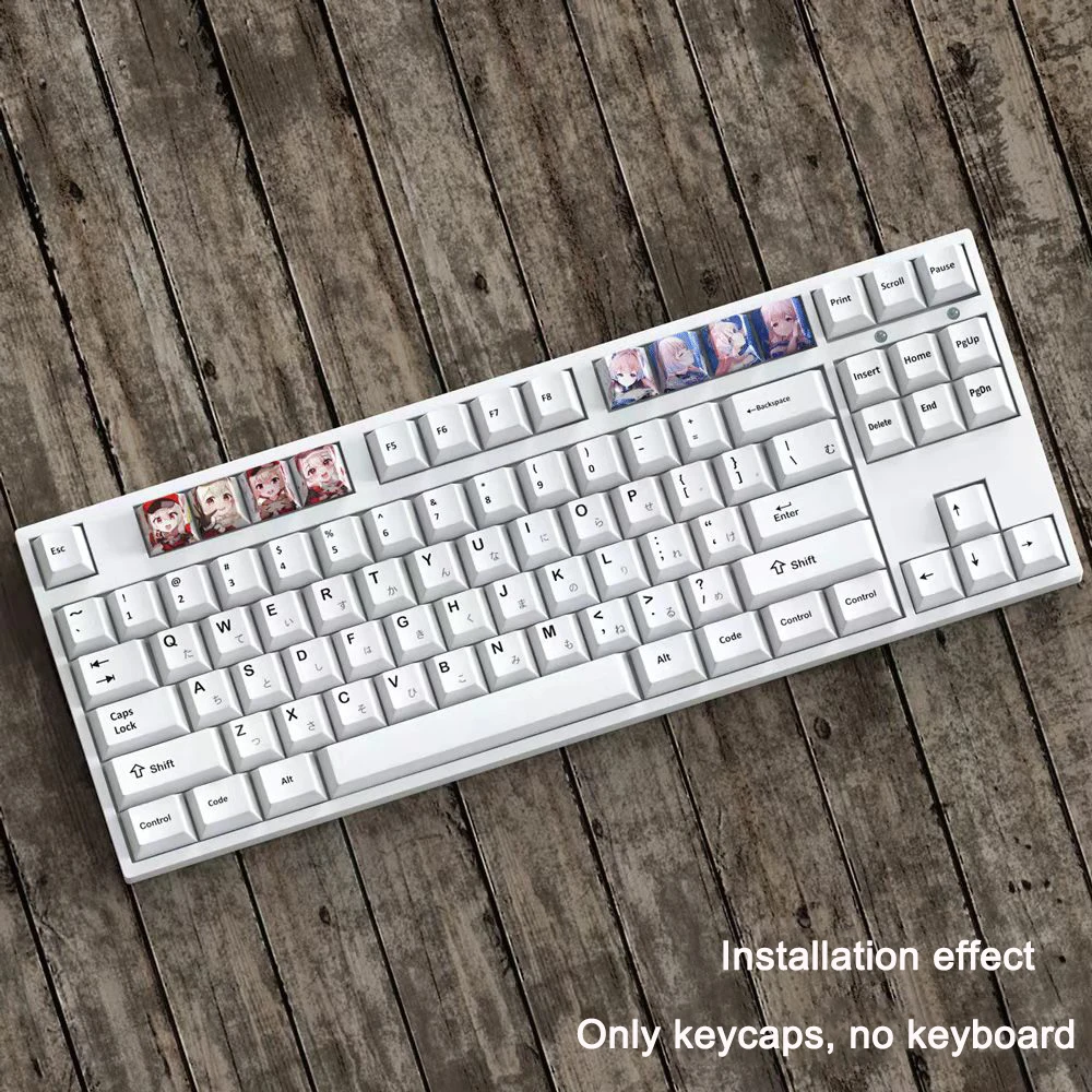 genshin impact pbt personnalité de personnages de sublimation aucun clavier pièces
