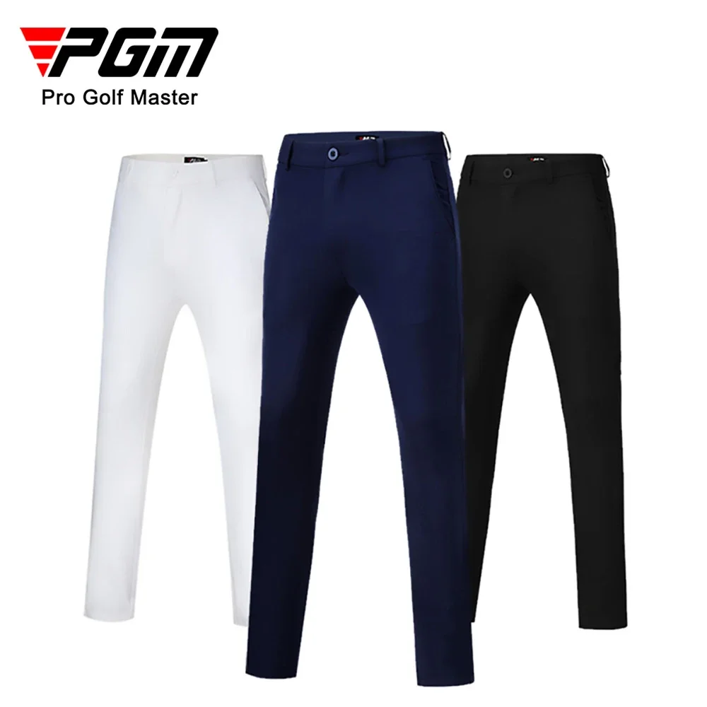 Men Golf Pants Spring Autumn High Elastic Sports Wear-resistant Golf Tennis Trousers Slim Fit Soft golf sports trousers
