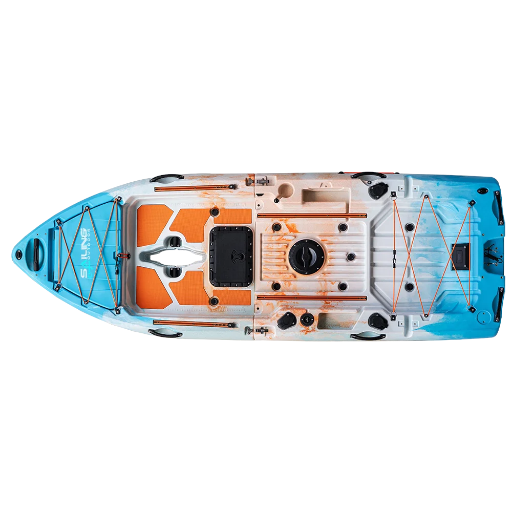 38inch Ultra Wide Durable Modular Kayak Fin Drive Surfing Water Deep Lakes Ocean Easy-to-Carry Outdoor Paddling Rowing Boat