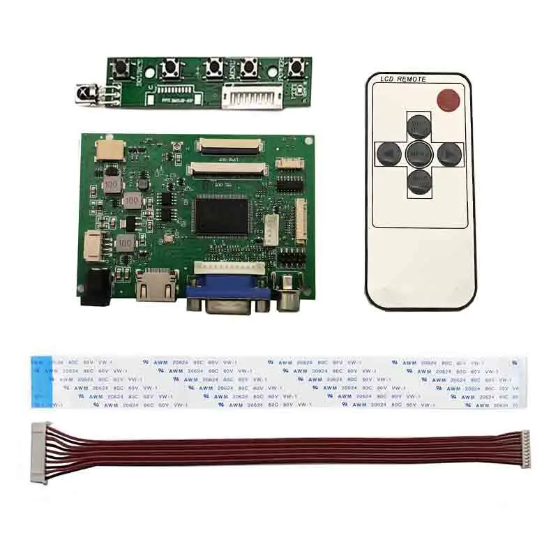 VGA 2AV Controle Driver Board Monitor LVDS 40PIN Painel