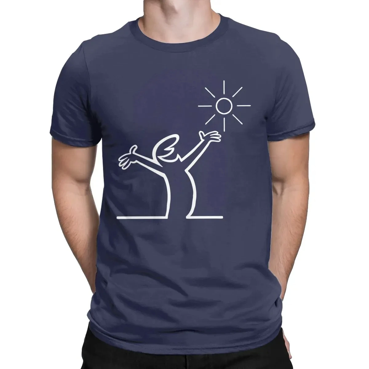 Men's Versatile Cotton Printed T-Shirt - Casual, Comfortable & Trendy
