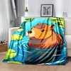 Warm Soft MINISO Capybara  Blanket Fluffy Children and Adults Sofa Plush Bedspread Throw Blanket for Sofa Bed Gift 5