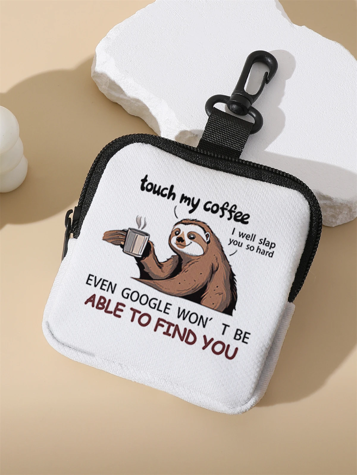 Sloth patterned large capacity coin wallets, digital printed wallets, and storage bags are ideal choices for gift giving