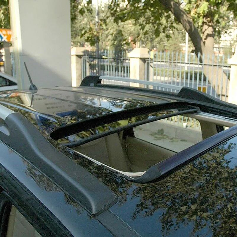 Car Exterior Parts 8Pcs/Set Car Roof Rack Protection Cover Fit For Hyundai Tucson 2004 2005 2006 2007 2008 Car Accessories Roof Rail Rack Leg Cover