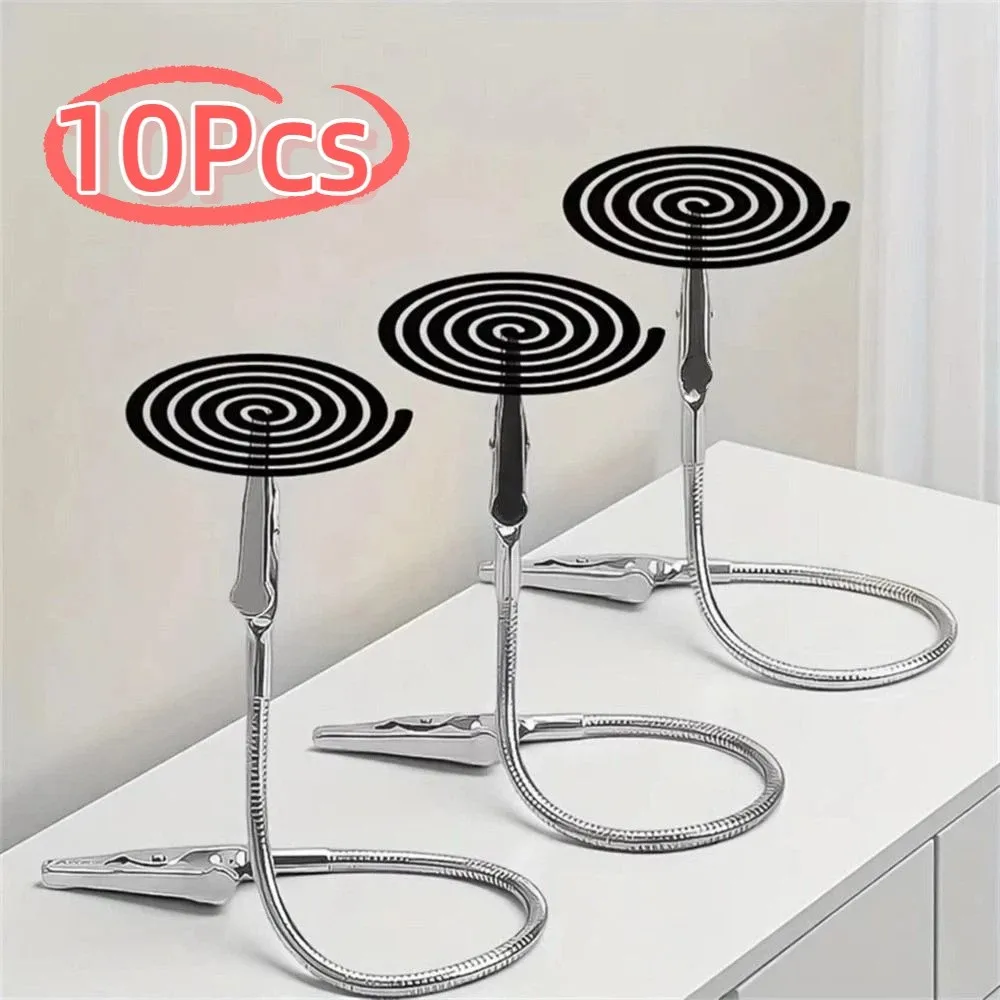 10Pcs 다기능 양면 향 클립 유연한 금속 범용 악어 클립 휴대용 내열성