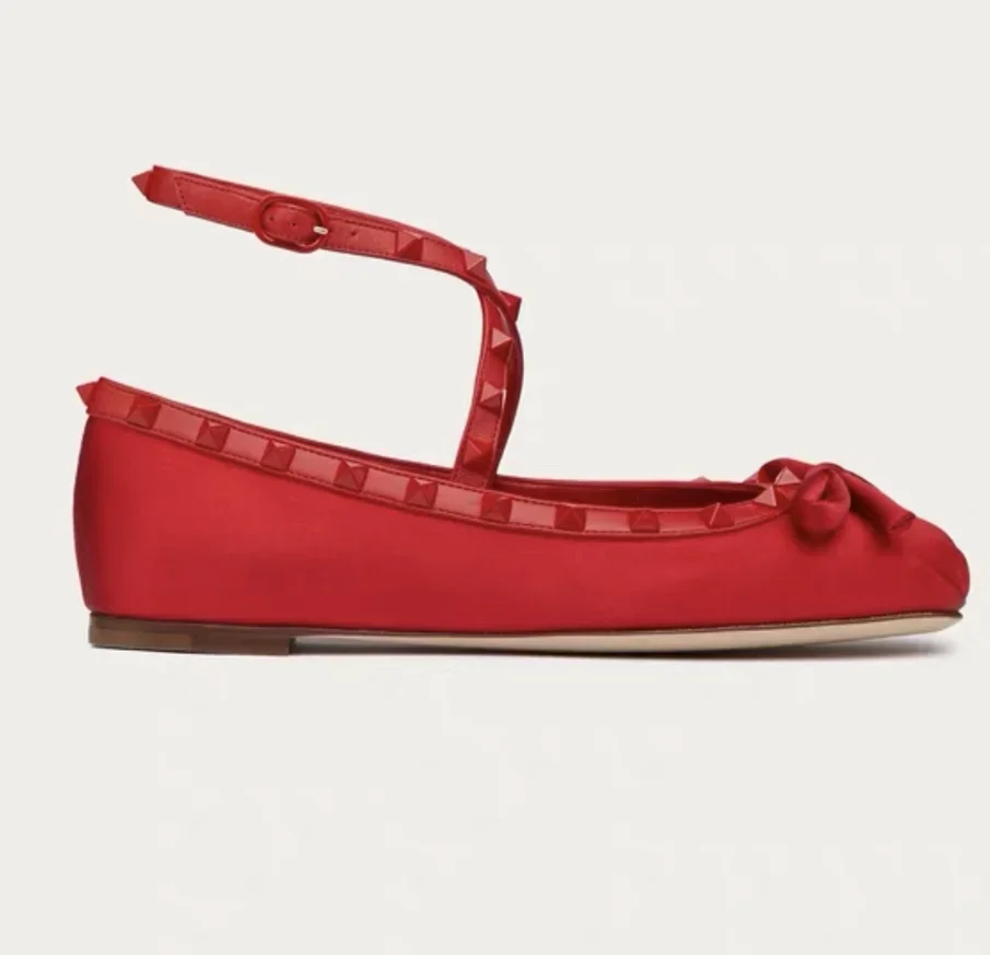 2024 Estate Nuove Donne Balletto Scarpe Piatte Moda Testa Quadrata Comoda Mary Jane Studente 34-44 Grandi Scarpe Piatte 3