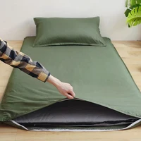 WOSTAR 360° fully enclosed with zipper mattress protector cover couple/student single double bed sheet protection pad king size 1