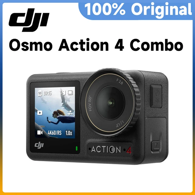 DJI Osmo Action 4 sports camera 1/1.3″ Sensor 4K/120fps & 155º