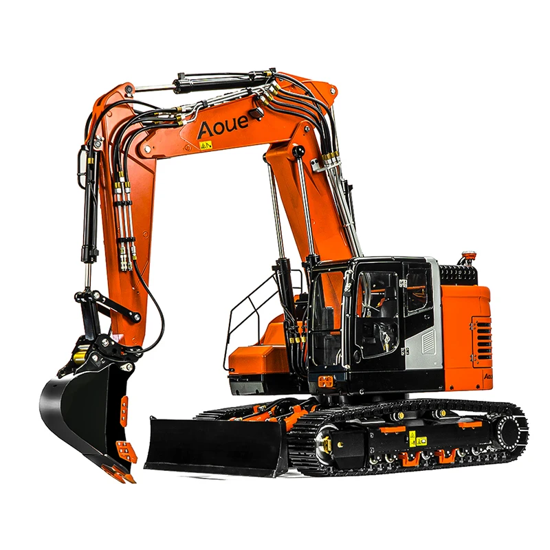 Model ciężkiej maszyny LESU1/14 Aoue-ET26L trójramienny mały krótki pas ogonowy łopata przednia koparka gąsienicowa RC