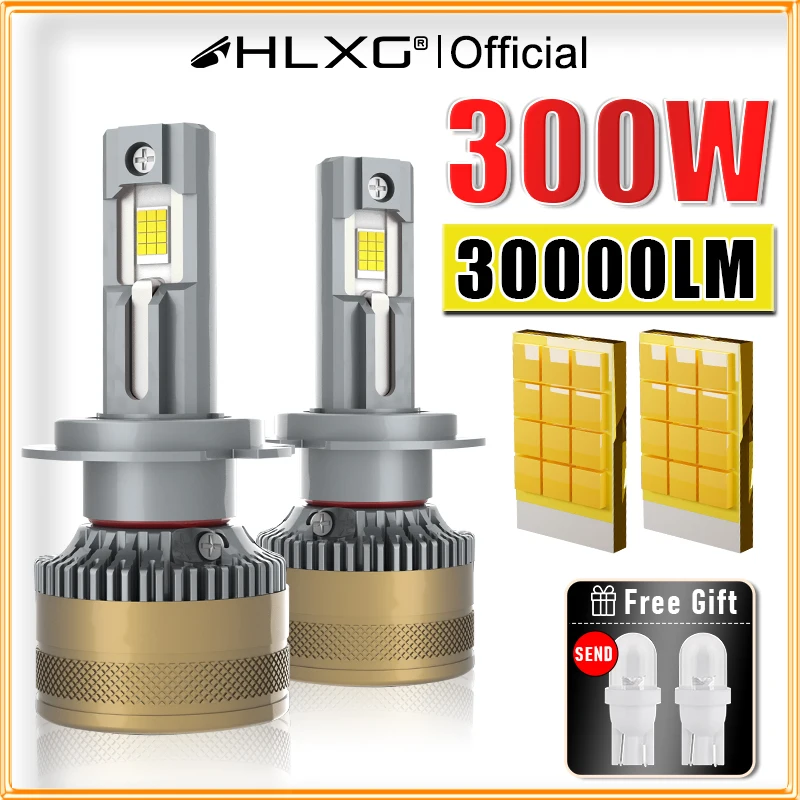 9054 CSP 터보 선풍기 자동차 전조등 전구, K5C, H7, H4, H11, H8, H9, HB3, 9005, HB4, 9006, 9012, HIR2, 30 개, 6500K