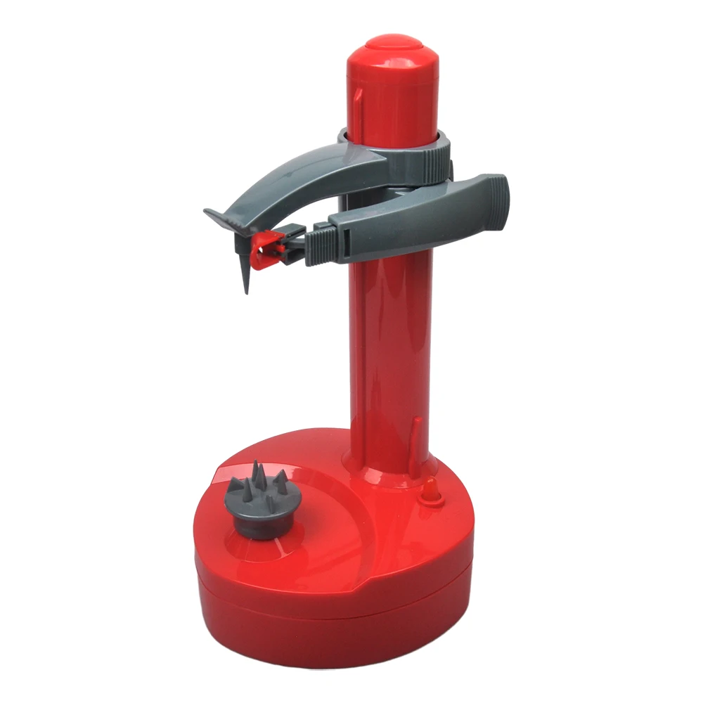 220V 110V Automatic Electric Apple Potato Peeler with 3 Blades Fruit Pear Paring Machine Kitchen Corer Cutter For Vegetable Home 5
