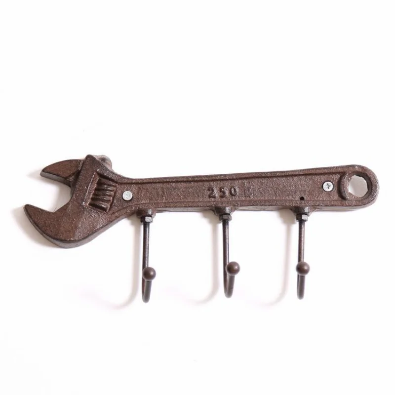 Cast Iron Vintage Coat Hooks Rack