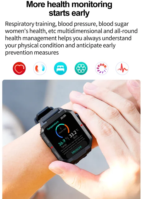2025 new smart watch, all-round health monitoring, support Bluetooth calls, 1.99-inch high-definition large screen 5