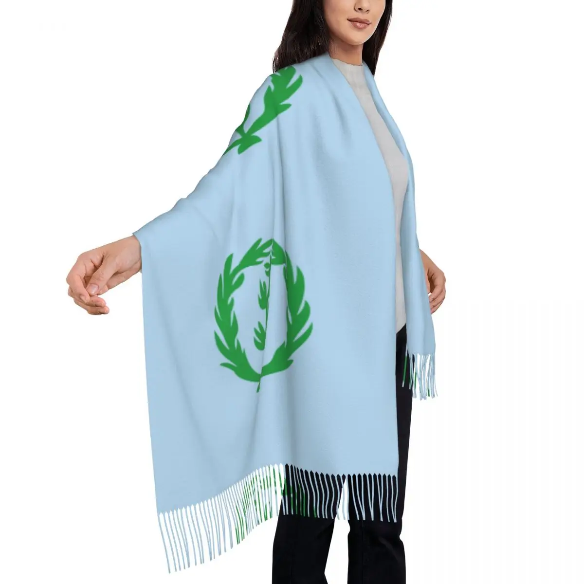 Flag of Eritrea(1952-1961) Shawls and Wraps for Evening Dresses Womens Shawls Wraps Dressy Shawls and Wraps for Evening Wear