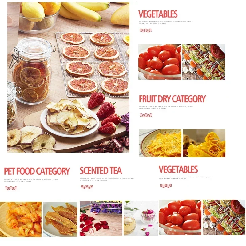 Commercial Food Drying Case Multifunctional Food Drying Machine Automatic Constant Temperature Fruit/Vegetable Box 169