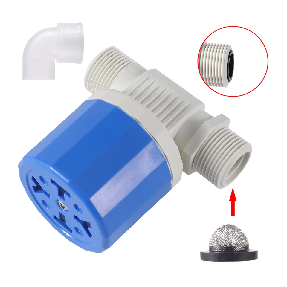 New 1/2" 3/4" Automatic Water Level Control Valve Float Ball Valve Tank Tower Pool Float Switch Water Inlet Valve Automatic Stop