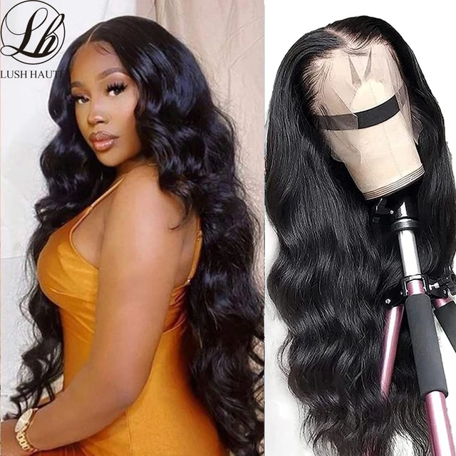 Synthetic Highlight Wigs Lace Front Wigs 13X4X1 T Part Frontal Lace Heat Resistant Fiber Wig for Black Woman P27 Long Wavy Hair #16