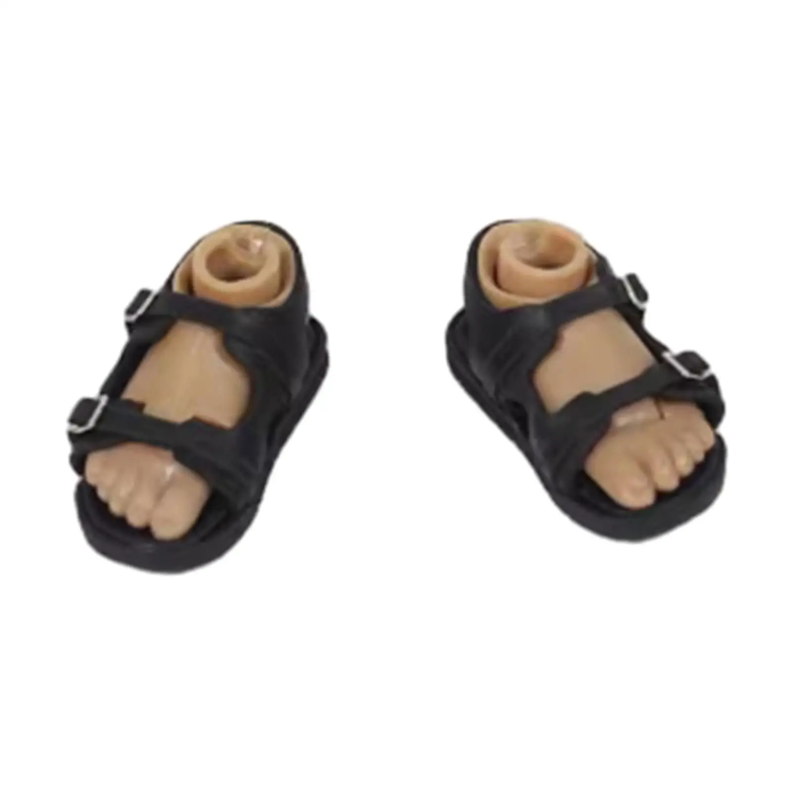 

Мужские сандалии 1/6, однотонная модная подкладка для 12-дюймовых кукольных фигурок, костюм