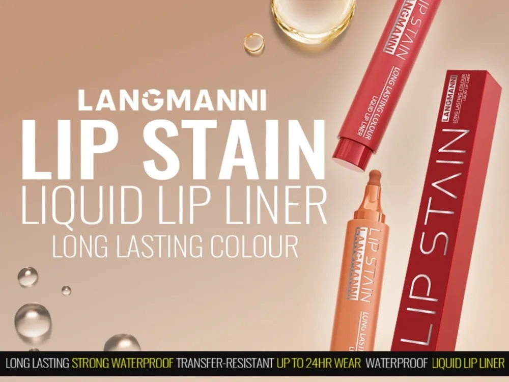 Matte Liquid Lip Liner Pencil Long Lasting Natural Lip Contour Pen_voghion.com