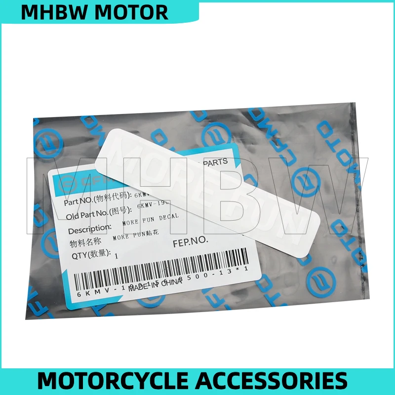 

Orange Tail Cover Stickers for Cfmoto 250sr Racing Version Cf250-6